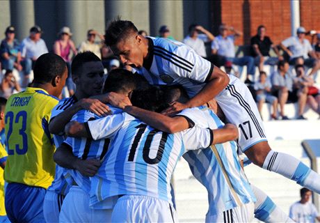 La Sub 20 juega contra Perú