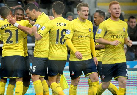 Résumé de match, Newcastle-Southampton (2-1)