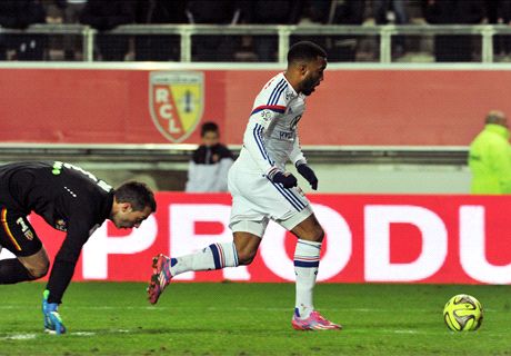 Lacazette sends Lyon four points clear