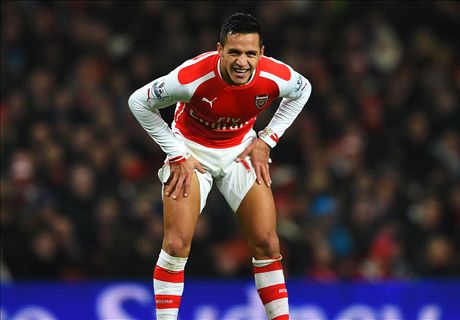 Arsenal dealt Alexis injury blow