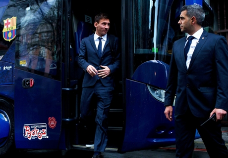 Gallery: Lionel Messi's hat-trick