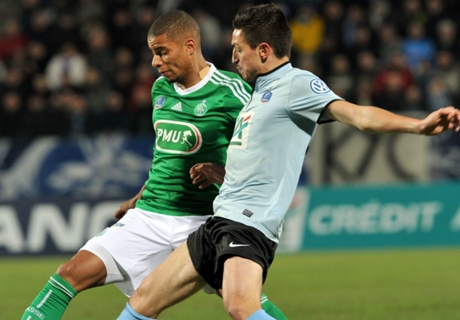 Résumé de match, Tours-Saint-Etienne (3-5 a.p.)