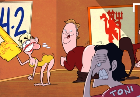 Van Gaal y el 'twerking' de Miley Cyrus