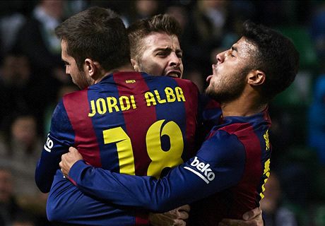 FT: Elche 0-6 Barcelona