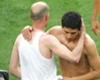 Zidane también saludó a Riquelme