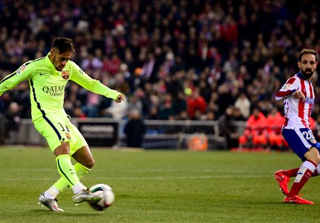 LIVE: Atletico 2-1 Barcelona (2-2 agg.)