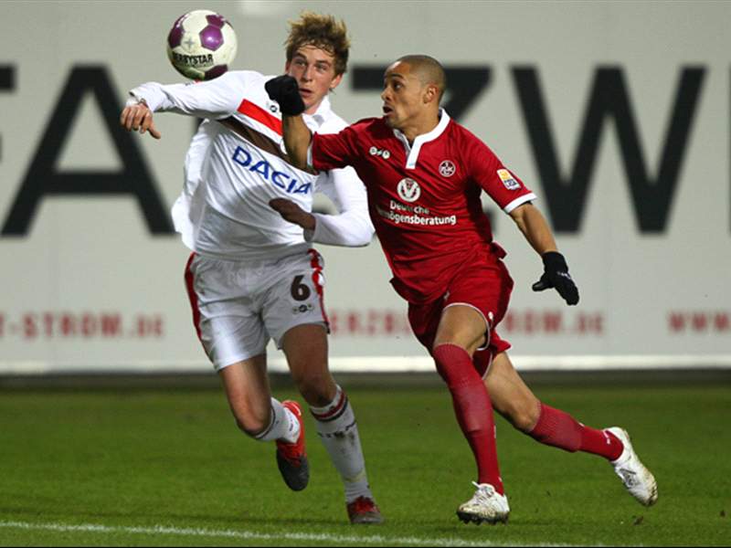 2. Bundesliga: 1. FC Kaiserslautern - FC St. Pauli, Sidney Sam, Bastian Oczipka (Getty Images)