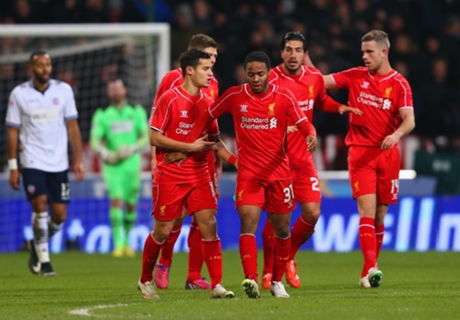 คูตินโญกดชัยทดเจ็บ! หงส์เกือบไปบุกแซงเฉือนโบลตันสิบคนหืดจับ 2-1