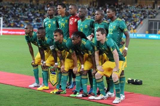 South Africa team group - Bafana Bafana