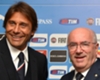 Antonio Conte i predsjednik Talijanskog nogometnog saveza Carlo Tavecchio
