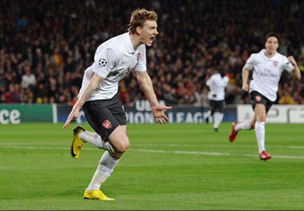 Nicklas Bendtner Admits Barcelona Were Too Strong For Arsenal In