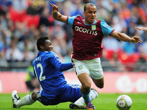 FA Cup: Gabriel Agbonlahor- Jon Obi Mikel , Aston Villa - Chelsea(Getty Images)