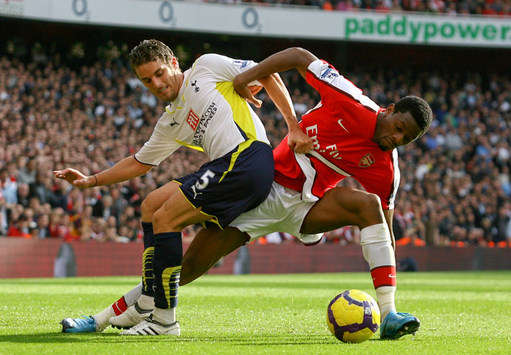 David Bentley- Abou Diaby - Tottenham Hotspur - Arsenal (Getty Images)