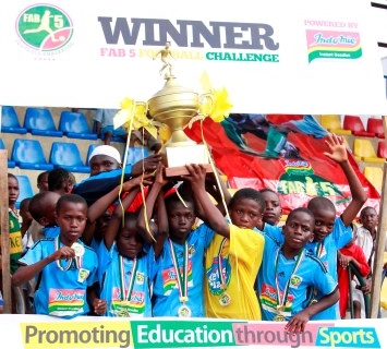 Opebi Pry Sch win FAB-5 Football Challenge