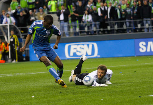 Steve Zakuani, Seattle Sounders FC; Will Hesmer, Columbus Crew; MLS (Troy Zielonka, Goal com)