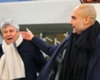 Münchens Trainer Guardiola begrüßt Donezk-Coach Lucescu