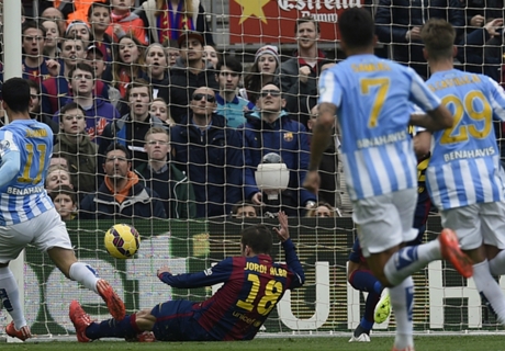 Barcellona-Malaga 0-1: Juanmi decisivo