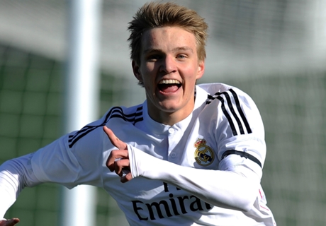 Odegaard scores first Castilla goal