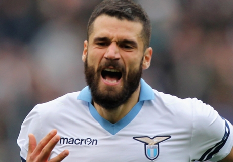 Candreva festejó y se lesionó