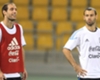Zabaleta y Mascherano se encontraron en la previa de Champions